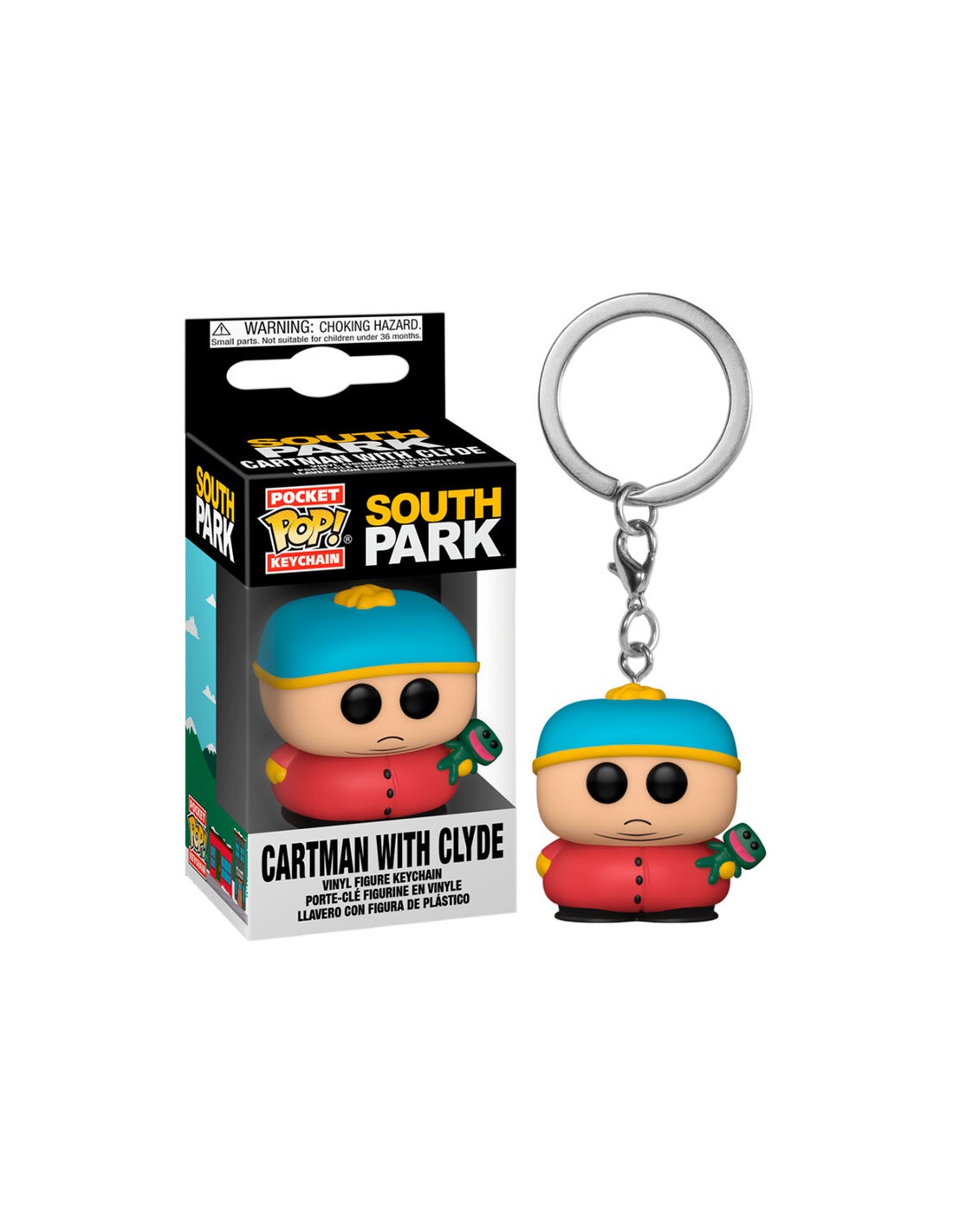 Llavero Pocket POP Park Cartman with Clyde |