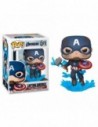 Funko Pop! Capitán América con Escudo y Mjolnir - Marvel Vengadores Endgame