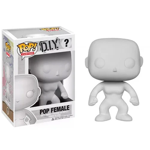 Funko Pop! DIY Female, la figura en blanco para pintar