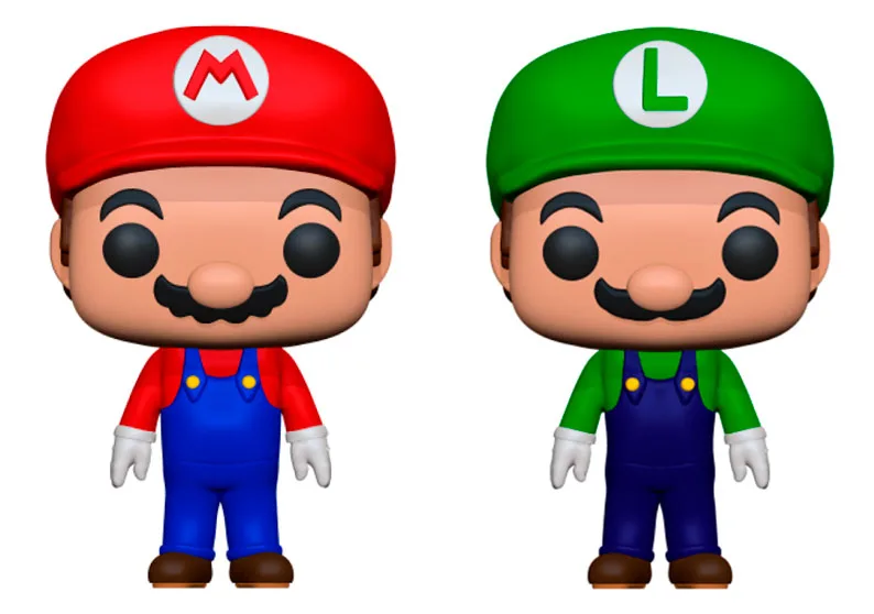 Funko Pop personalizados de Super Mario Bros hechos en 3D