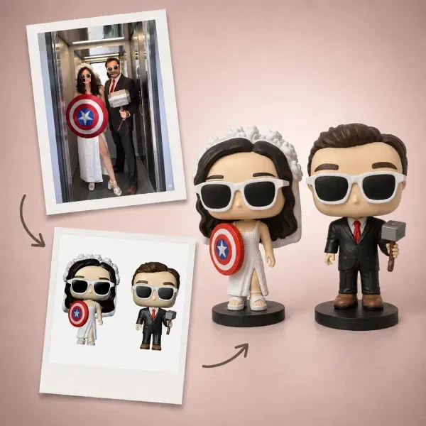funkos de couple de mariage thématisés